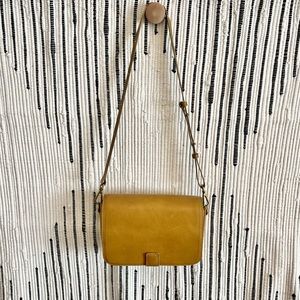 Madewell The Transport Flap Shoulder Bag in Bronzed Lichen